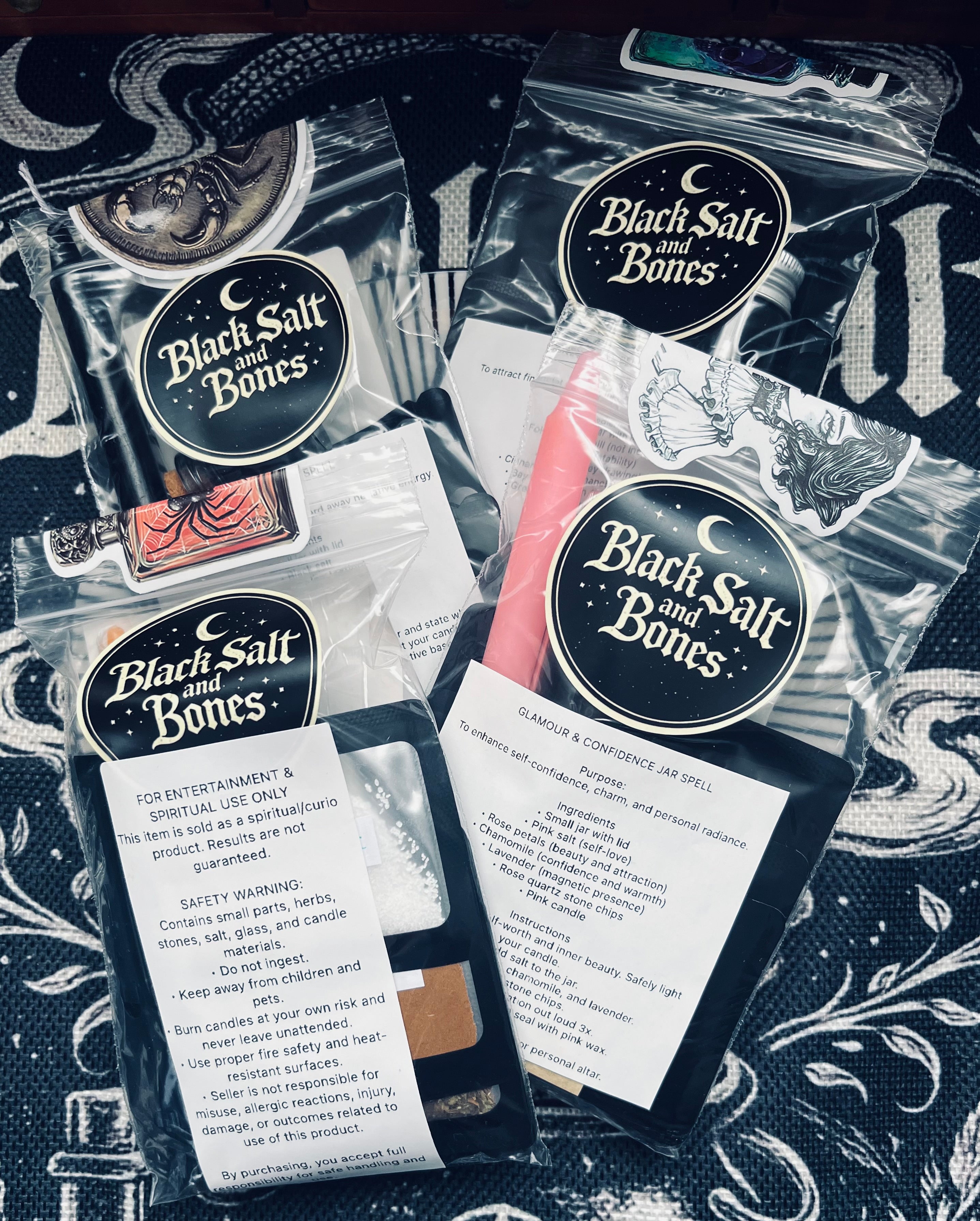 Intuitively Chosen Spell Kit – Protection, Luck, Money, or Glamour